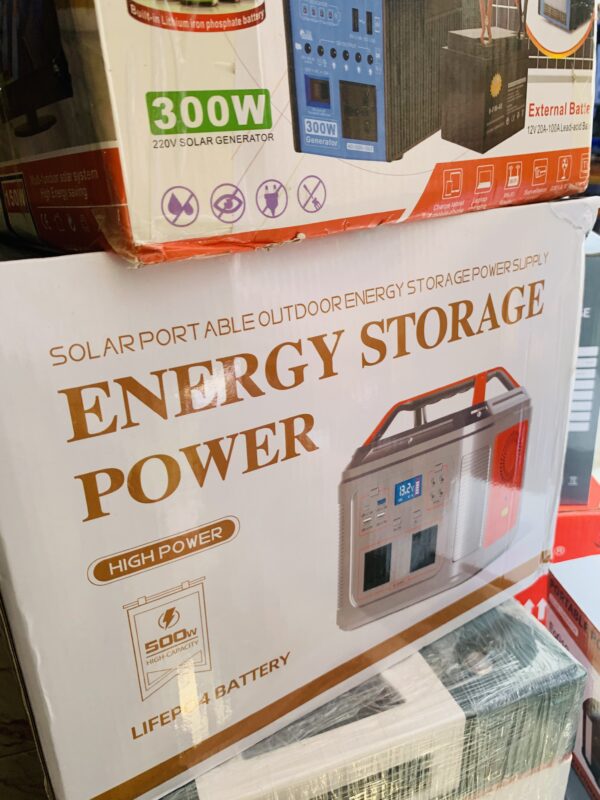 500W Energy Storage Solar Generator - Image 5