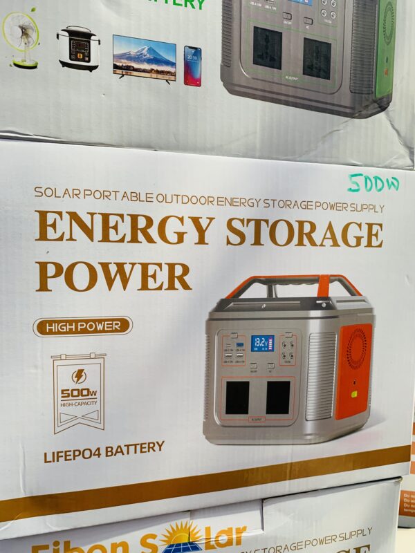 500W Energy Storage Solar Generator - Image 2