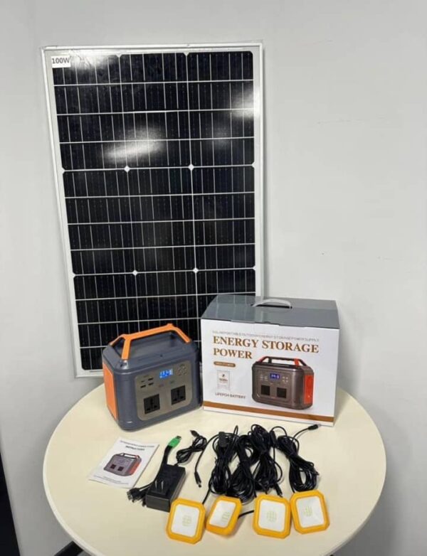 500W Energy Storage Solar Generator
